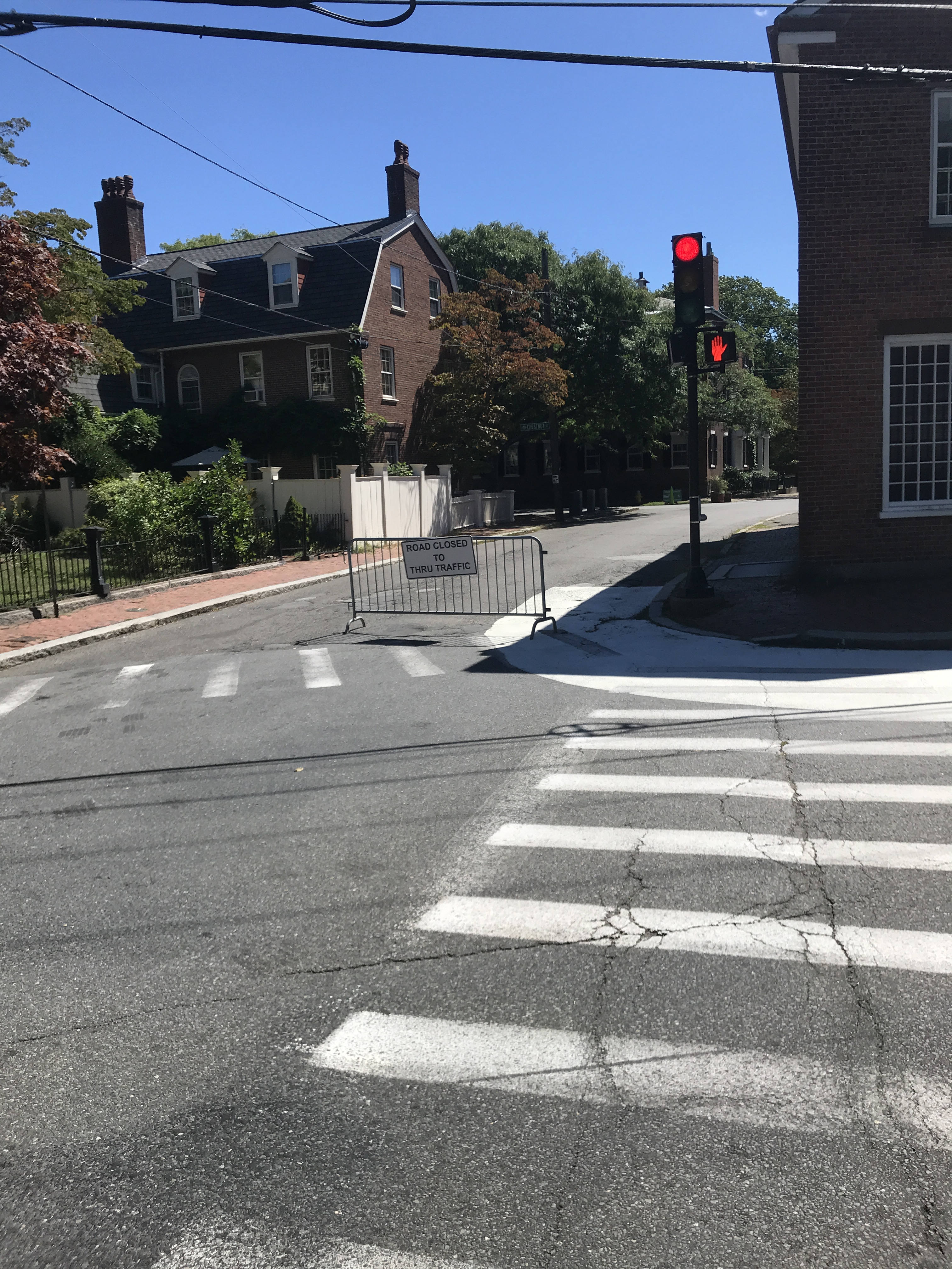 View down Flint Street from Essex Street.